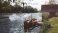 Merganser at boathouse July 2002 JPEG.jpg (75170 bytes)