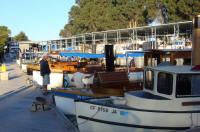 At the dock