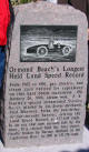 Stanley Steamer Commemorative Monument at Speed Park