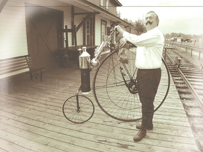 Copeland Velocipede Steam Motorcycle