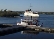 East side of Bethel Island at the Rusty Porthole, 138ft yacht Starford