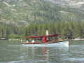 San Joaquin steaming on Donner Lake