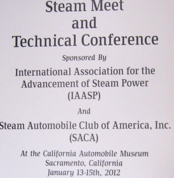 Steamcon I - Steam Technical Conference - SACA